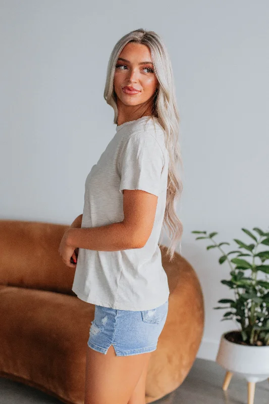 Carolina Basic Tee - Stone