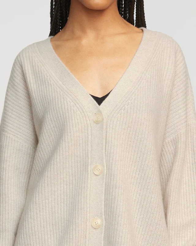 Ola Oversized Cashmere Cardigan