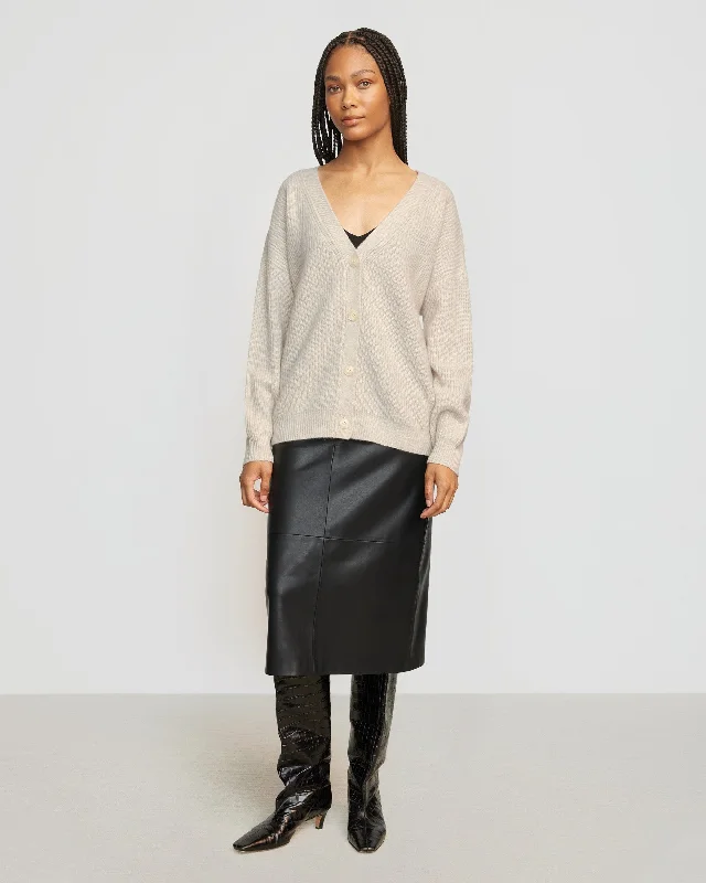 Ola Oversized Cashmere Cardigan