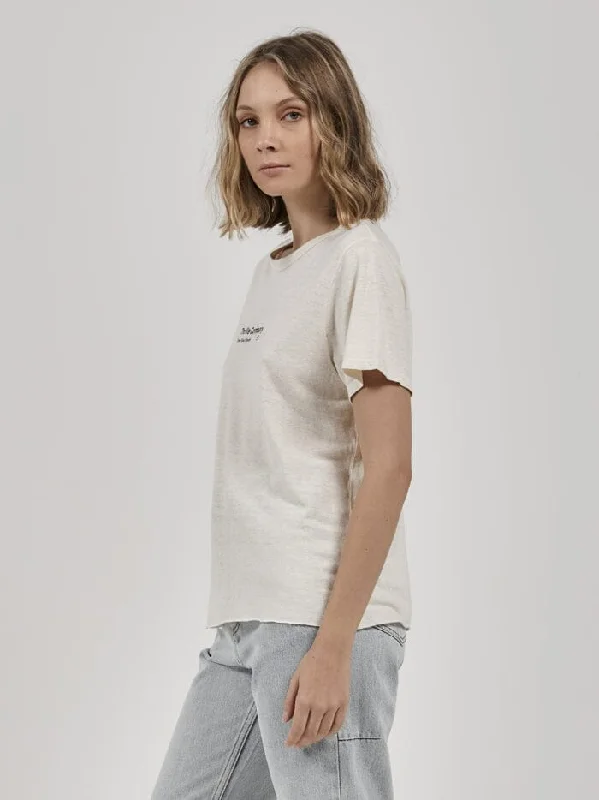 Persuasion Hemp Relaxed Tee - Heritage White