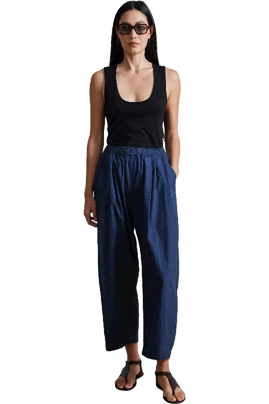 Apiece Apart Spa Pleat Pant in Navy