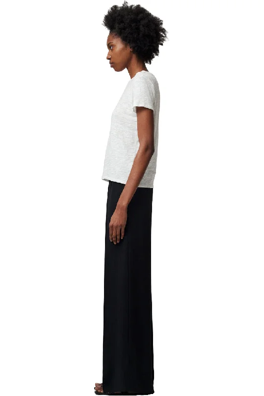 ATM Crepe Twill Palazzo Pants in Black