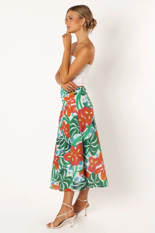 Lenny Midi Skirt - Kauai