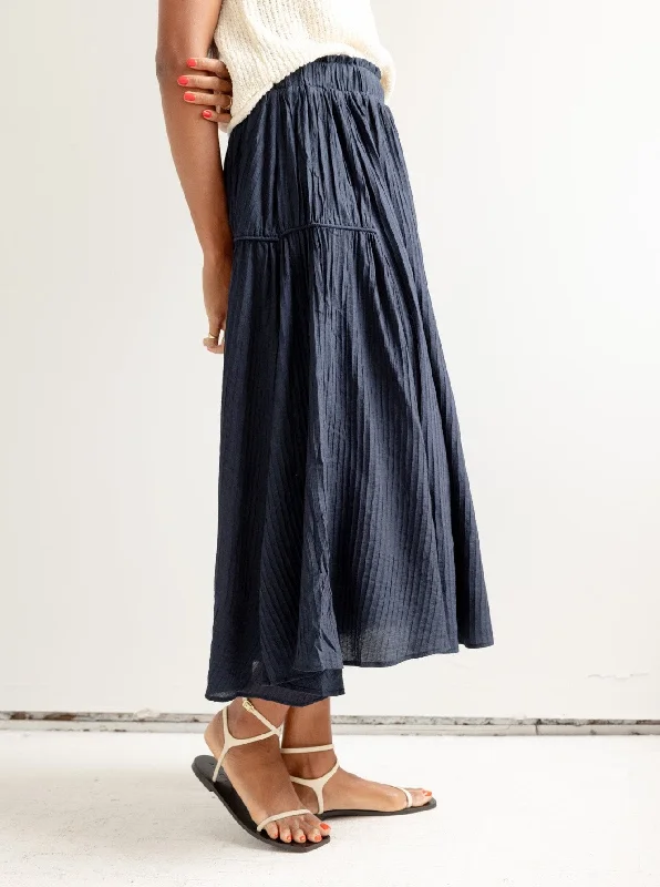 Louisa Navy Skirt