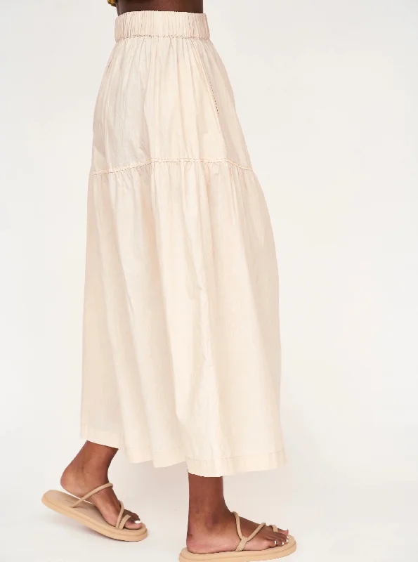 Mirth Brighton Skirt in Parchment