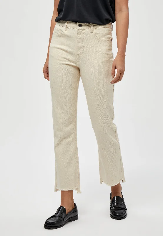 PC6183 Fione Cropped Jeans - Seedpearl Cream