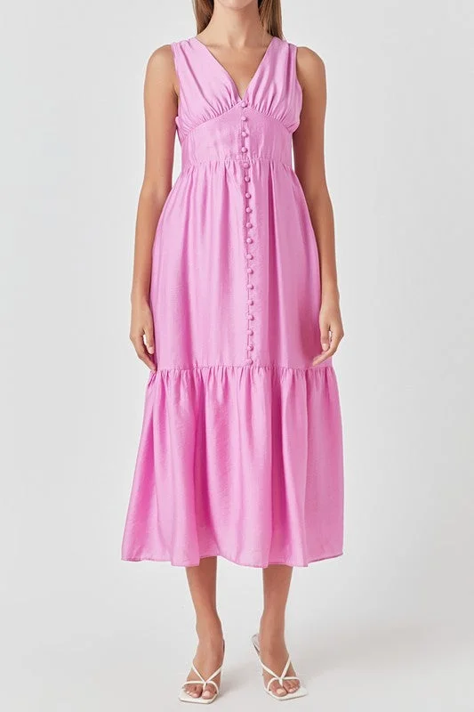 Rare Beauty Bow Midi Dress