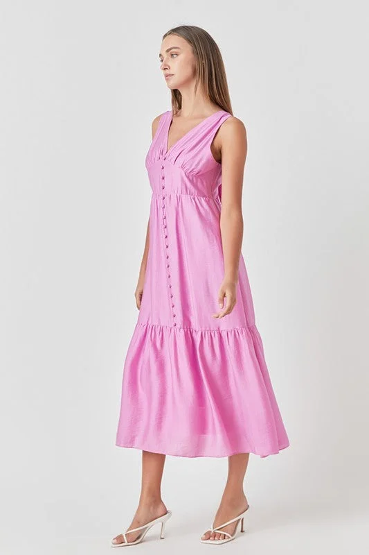 Rare Beauty Bow Midi Dress