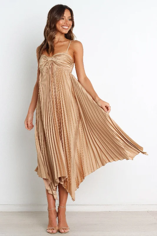 Vikki Dress - Gold