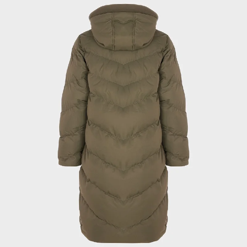 Ladies Chevron Quilted Coat