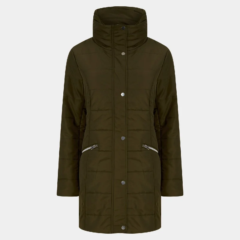 Ladies Quilted Padded Coat