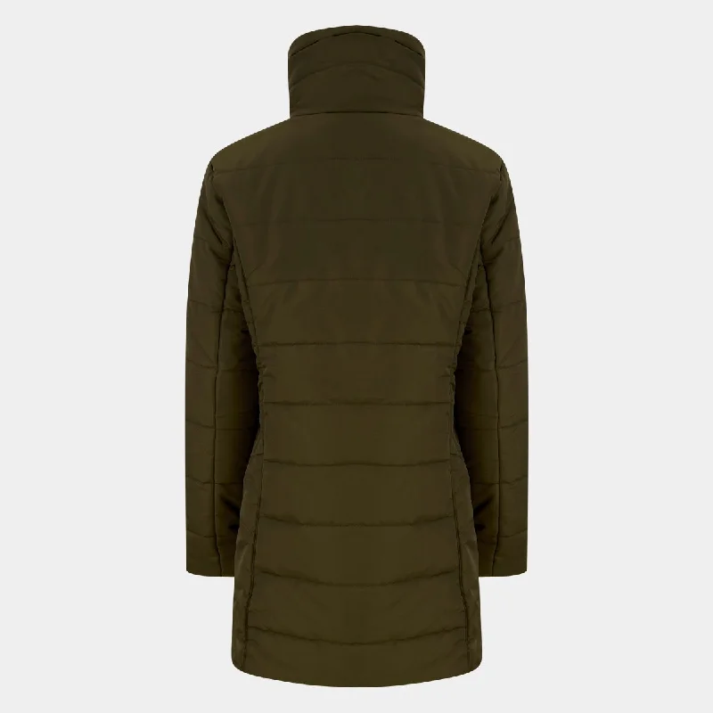 Ladies Quilted Padded Coat