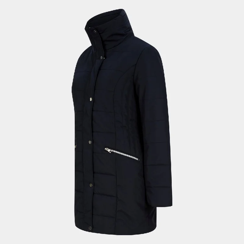 Ladies Quilted Padded Coat