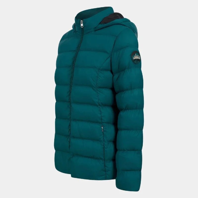 Ladies Tokyo Laundry Padded Puffa Coat Teal