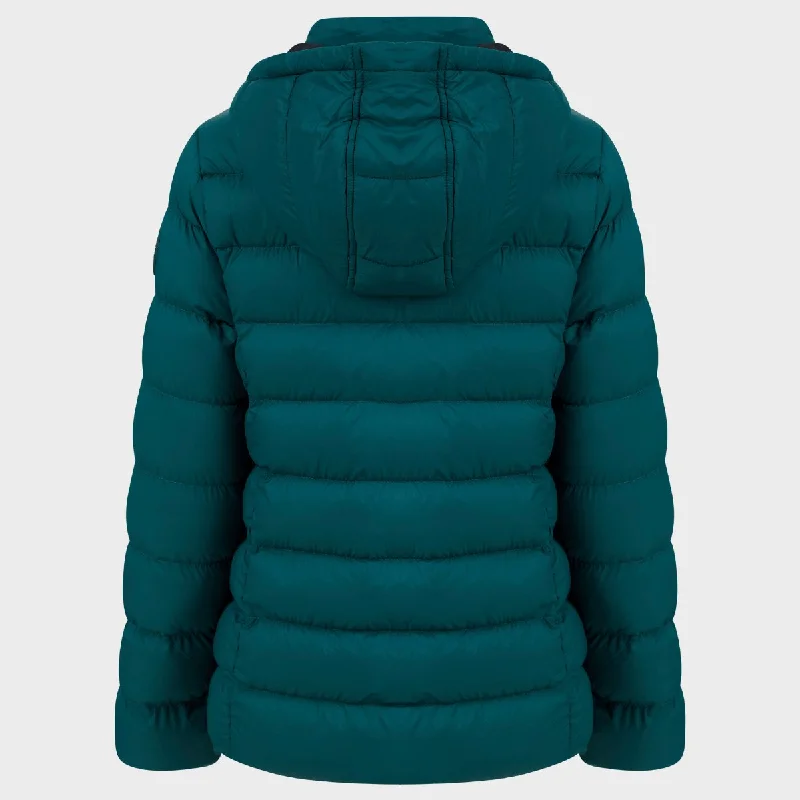 Ladies Tokyo Laundry Padded Puffa Coat Teal