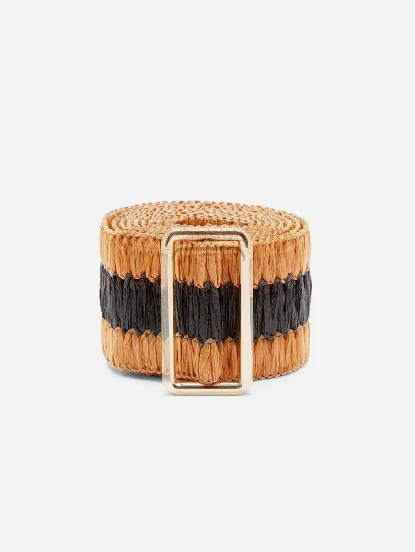 Sula Raffia Belt | Coppertone