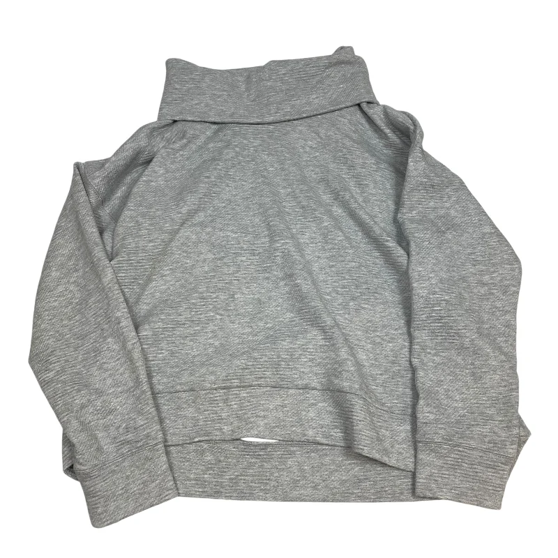 Athletic Sweatshirt Collar By Balance Collection In Grey, Size: Xxl