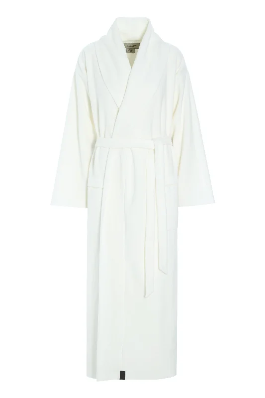 BATHROBE WOMEN MAXI - 7128 MAXI - OFF WHITE