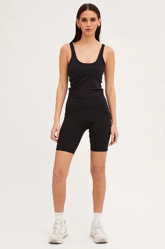 Black Basix Shorts Biker