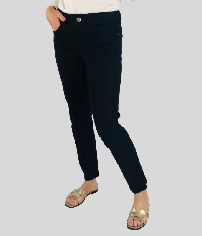 Black Susie Slim Leg Jean