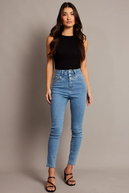 Denim Skinny Jean High Waist