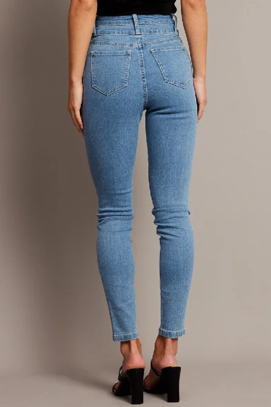 Denim Skinny Jean High Waist