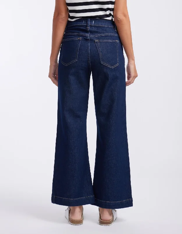 Freya Wide Leg Jeans - Indigo