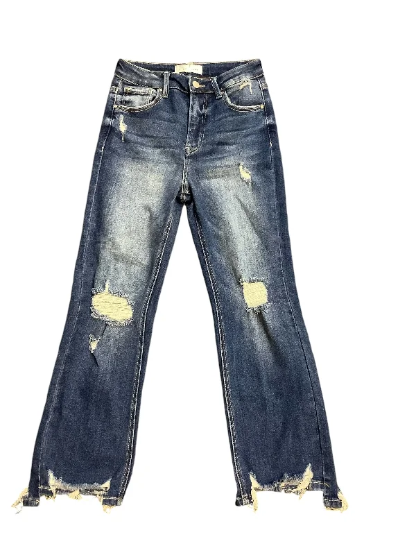 Jeans Boot Cut By Risen In Blue Denim, Size: 3