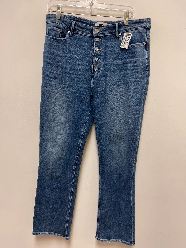 Jeans Designer By Paige In Blue Denim, Size: 14