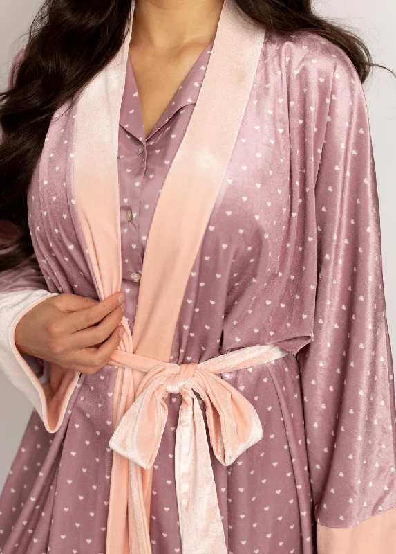 Kamila Robe in Ditsy Heart