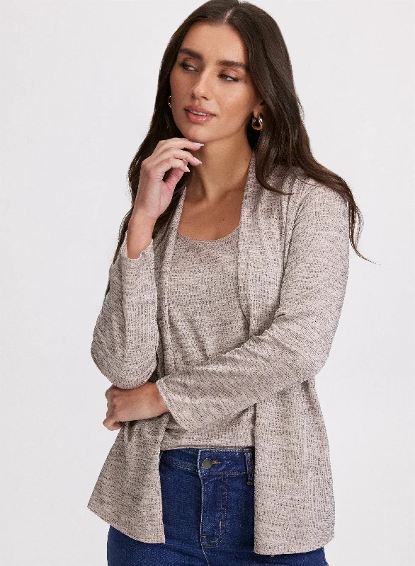 Layered Long-Sleeve Top