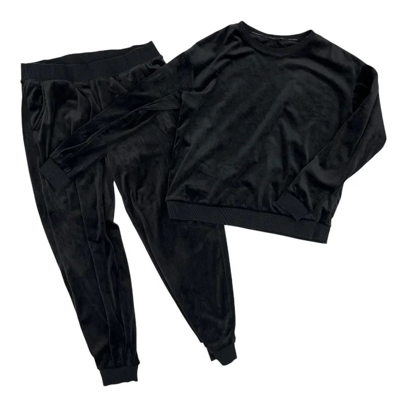 Lounge Set Pants By Banana Republic In Black, Size:L