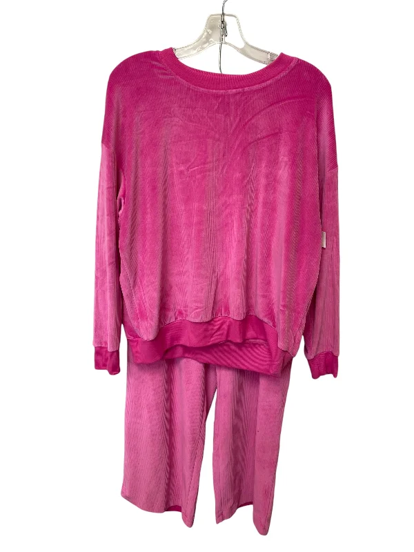 Lounge Set Pants By Joyspun In Pink, Size: L