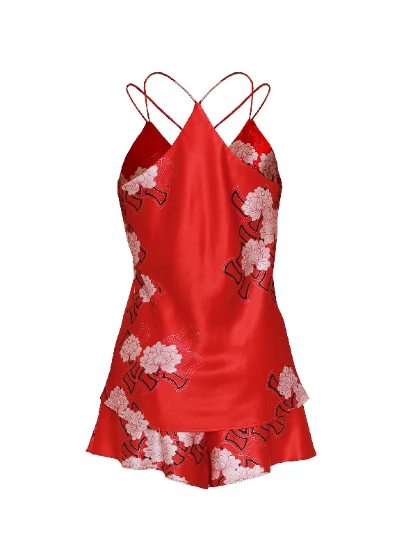 Rouge Cami Set