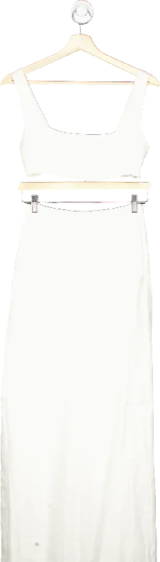 Second Summer White Linen Wide Leg Co-Ord UK XS