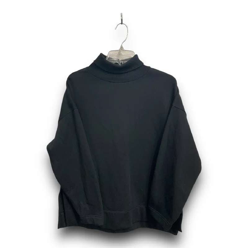 Sweatshirt Collar By Lou And Grey In Black, Size: M