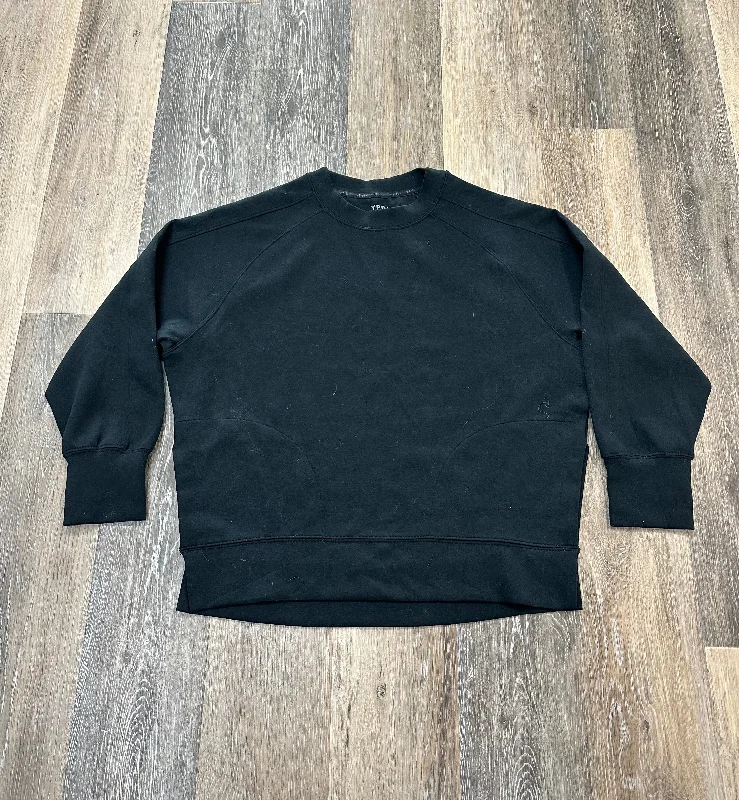 Sweatshirt Crewneck By Abercrombie And Fitch In Black, Size: S