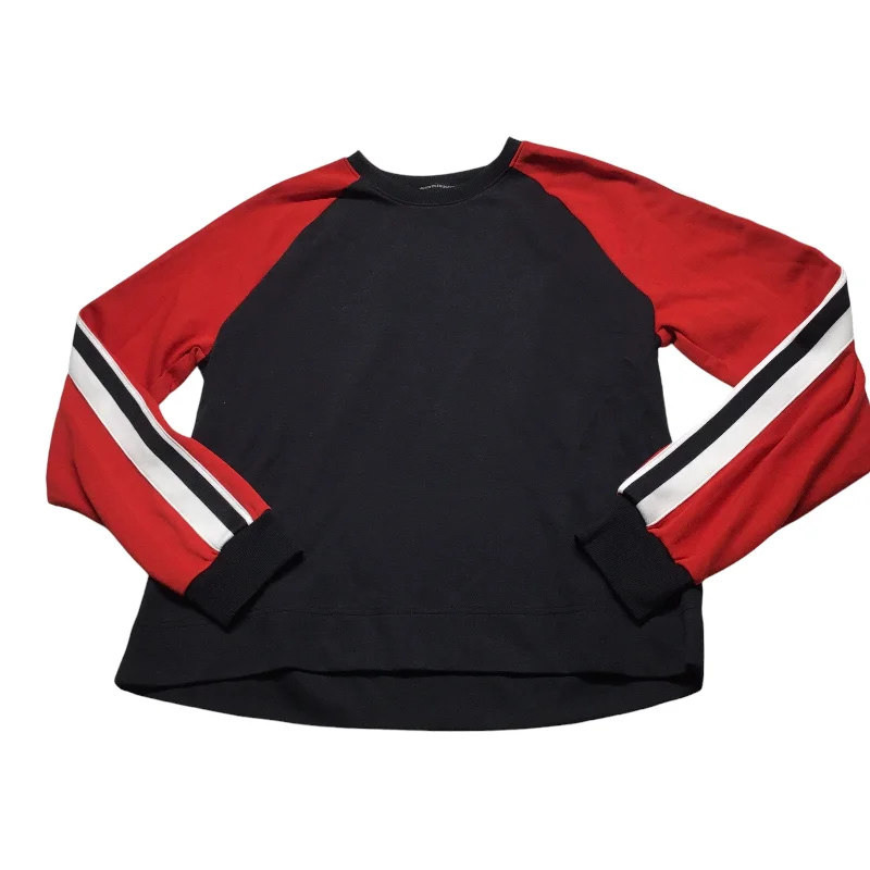 Sweatshirt Crewneck By Clothes Mentor In Black, Size: M