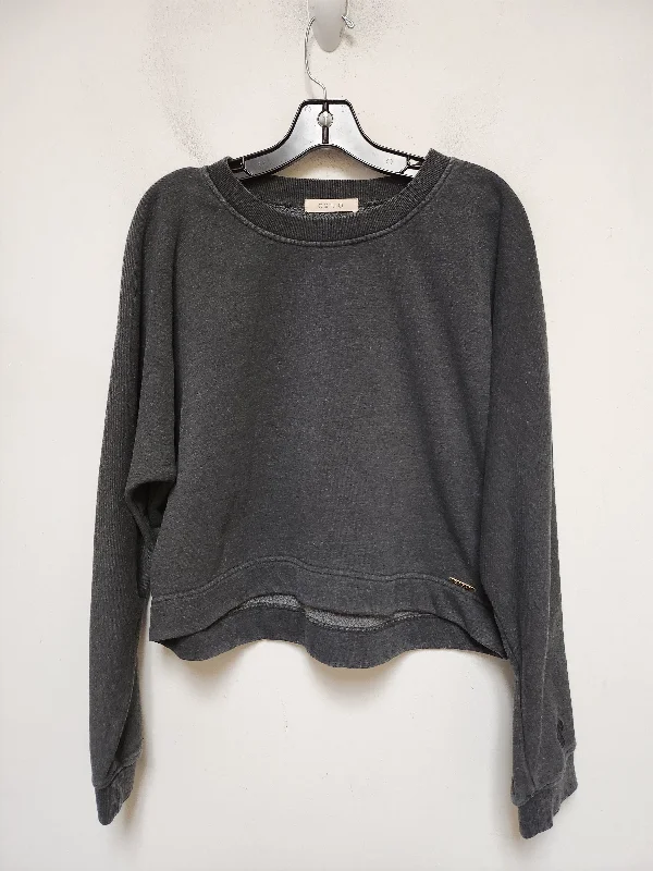 Sweatshirt Crewneck By Clothes Mentor In Grey, Size: M