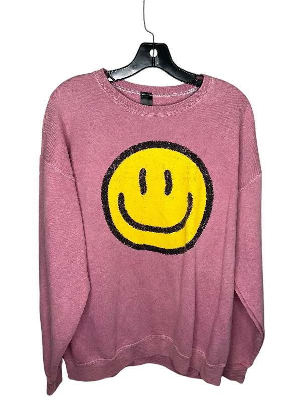 Sweatshirt Crewneck By Sweet Claire In Multi-colored, Size: L