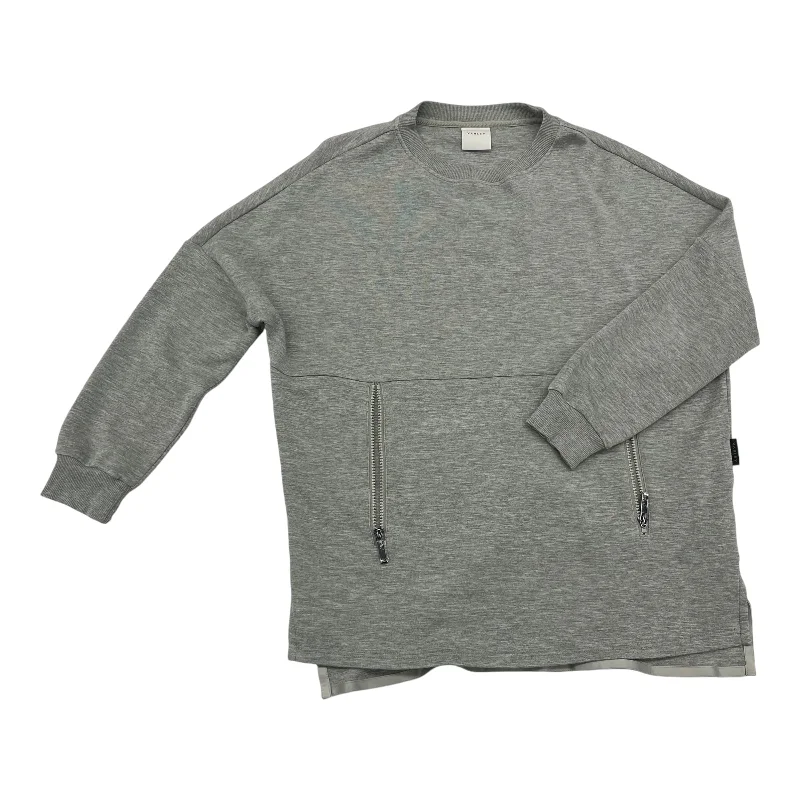 Sweatshirt Crewneck By Varley In Grey, Size:S