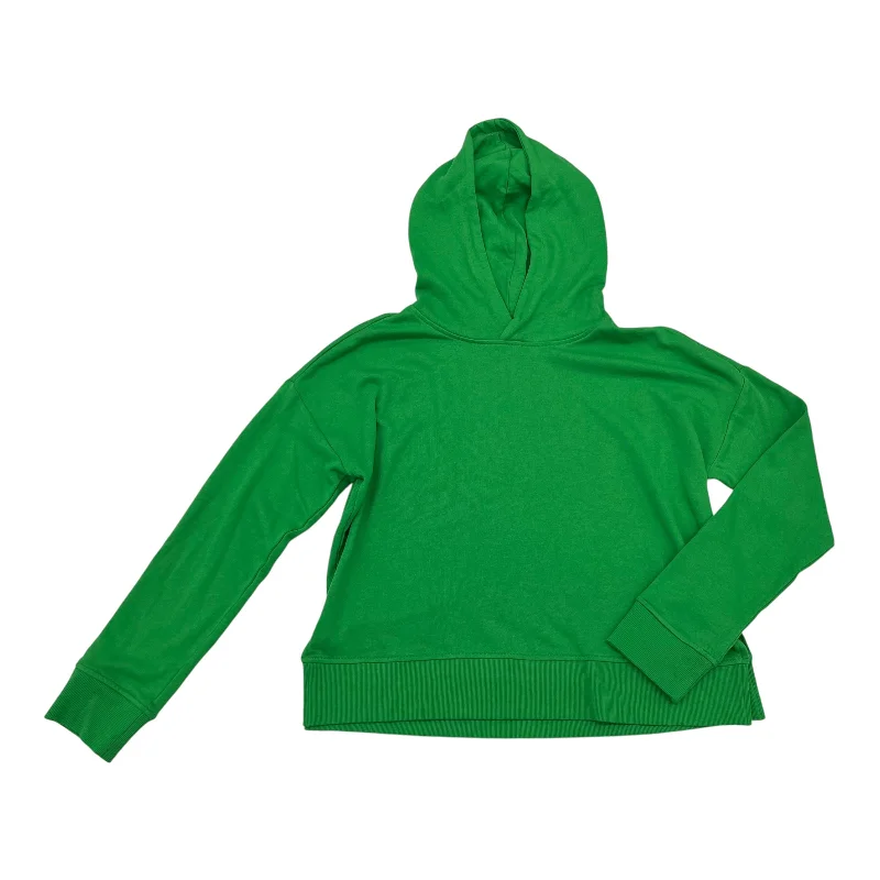 Sweatshirt Hoodie By Andrew Marc In Green, Size:L