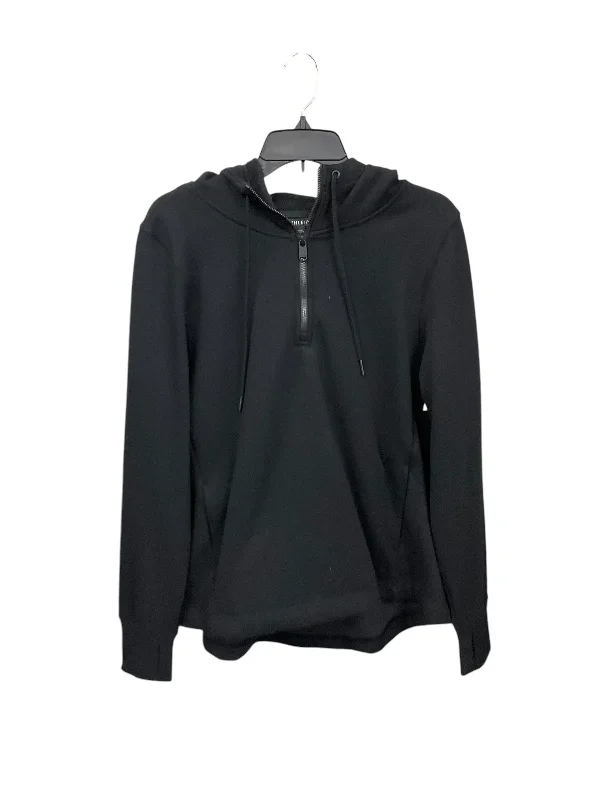 Sweatshirt Hoodie By Athleta In Black, Size: M