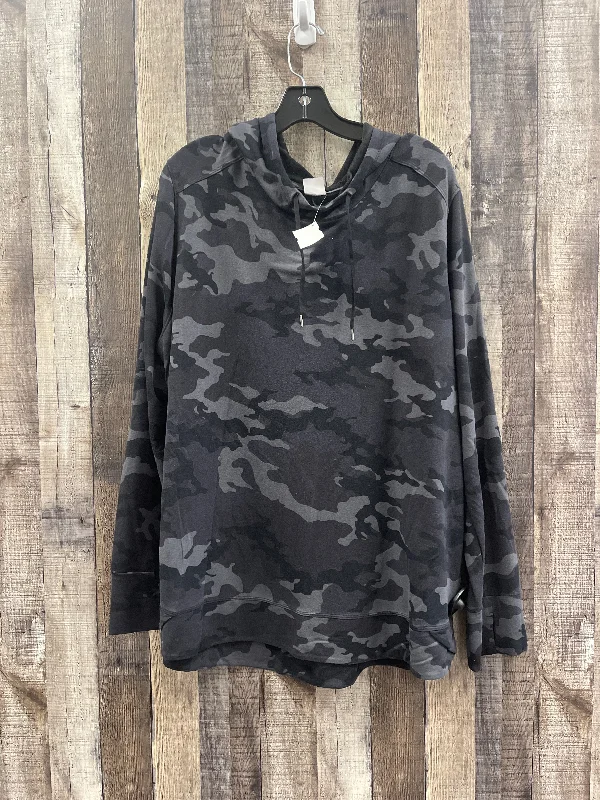 Sweatshirt Hoodie By Athletic Works In Camouflage Print, Size: Xxxl