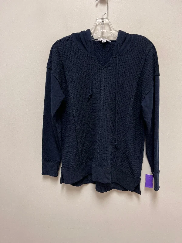 Sweatshirt Hoodie By Time And Tru In Navy, Size: S