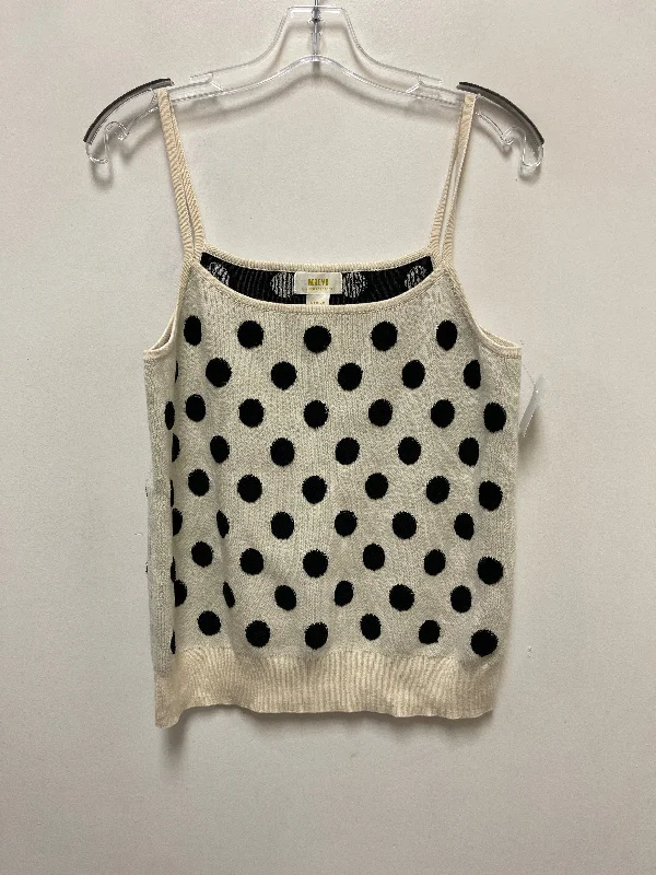 Top Sleeveless By Maeve In Cream, Size: M