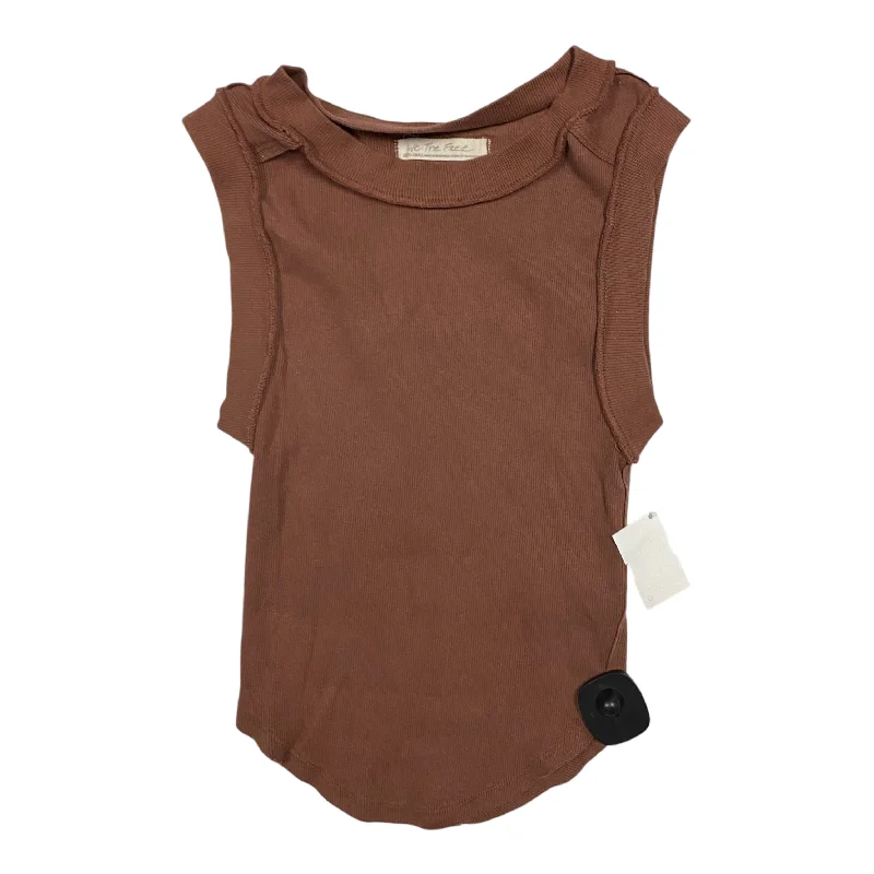 Top Sleeveless By We The Free In Brown, Size: Xs